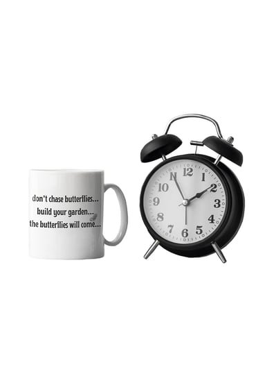 '...The Butterflies Will Come'' Baskılı Eğlenceli Hediyelik Seramik Motivasyon Kupa Bardak