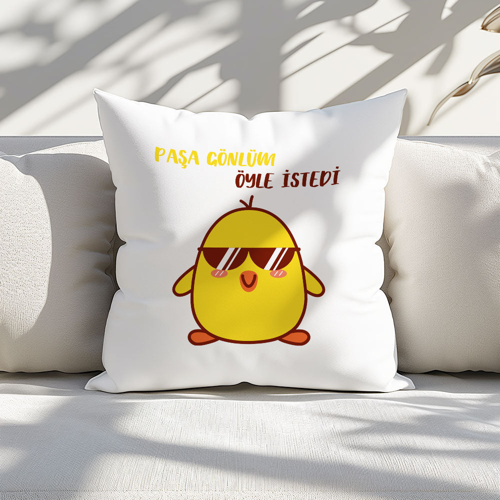 pasa-gonlum-öyle-istedi-baskili-komik-eglenceli-hediyelik-elyaf-dolgulu-saten-dekoratif-yastik