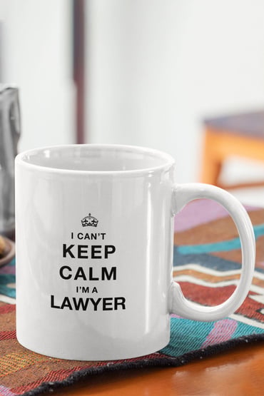 Avukat I Can't Keep Calm I'm Lawyer Hediyelik Baskılı Kupa Bardak