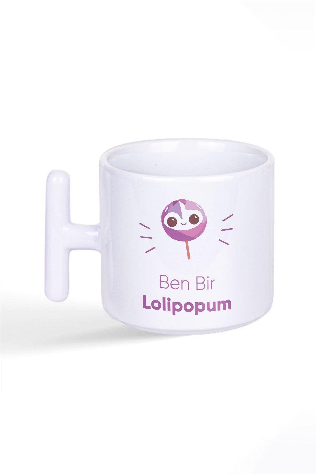 Ben Bir Çileğim Sevimli Doğum Günü Sevgili Hediye Baskılı Latte Fincanı T Kulplu Kupa Bardak