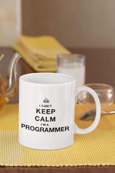 Bilgisayar Programcısı I Can't Keep Calm I'm Programmer Hediyelik Baskılı Kupa Bardak