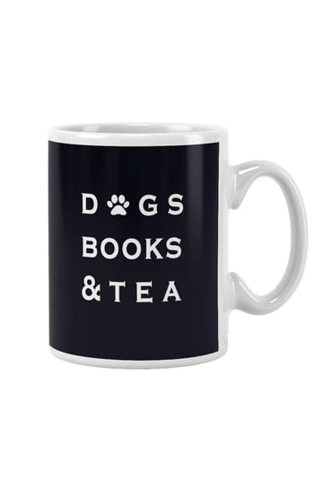 Dogs Books Tea Köpek Sever Arkadaş Hediye Baskılı Kupa Bardak