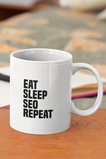 Eat Sleep Seo Repeat Baskılı Kupa Bardak