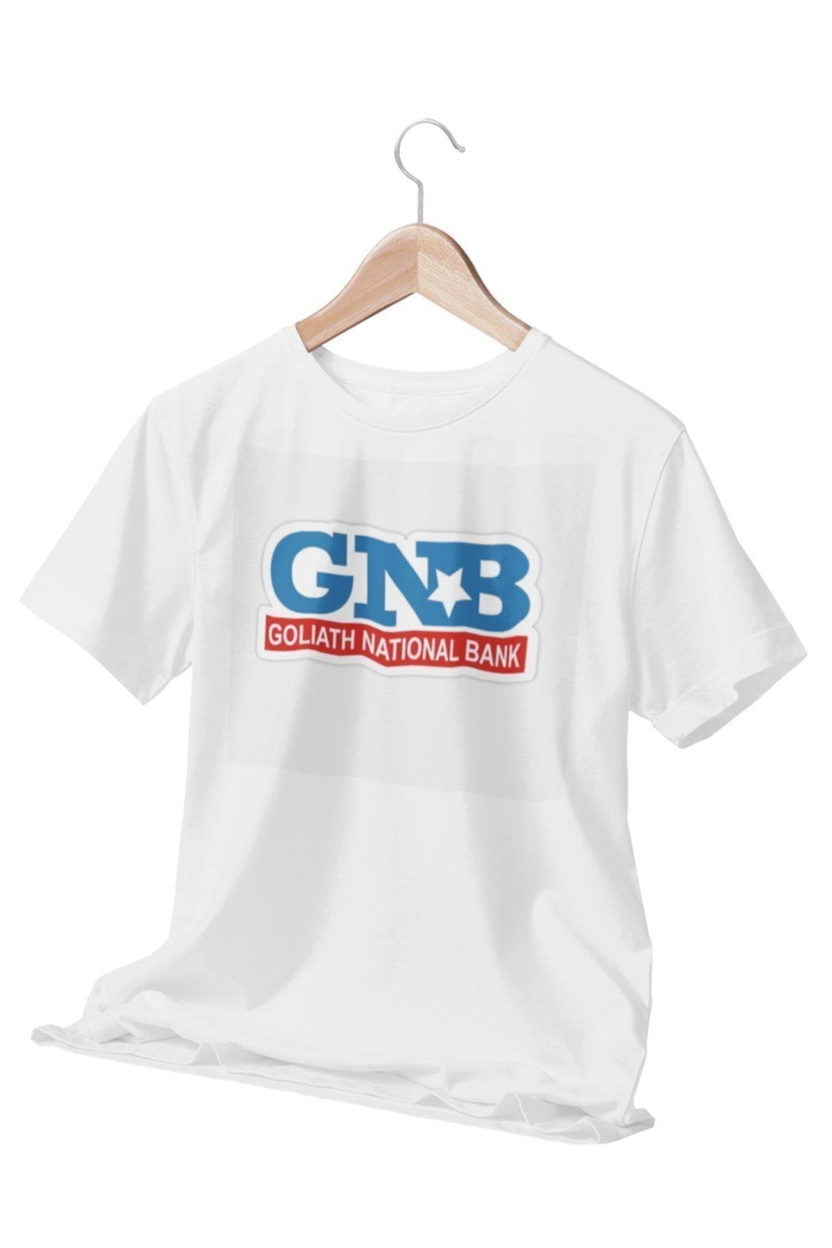 Goliath National Bank Gnb Hımym Barne Stinson How I Met Your Mother Baskılı Beyaz Unisex T-shirt