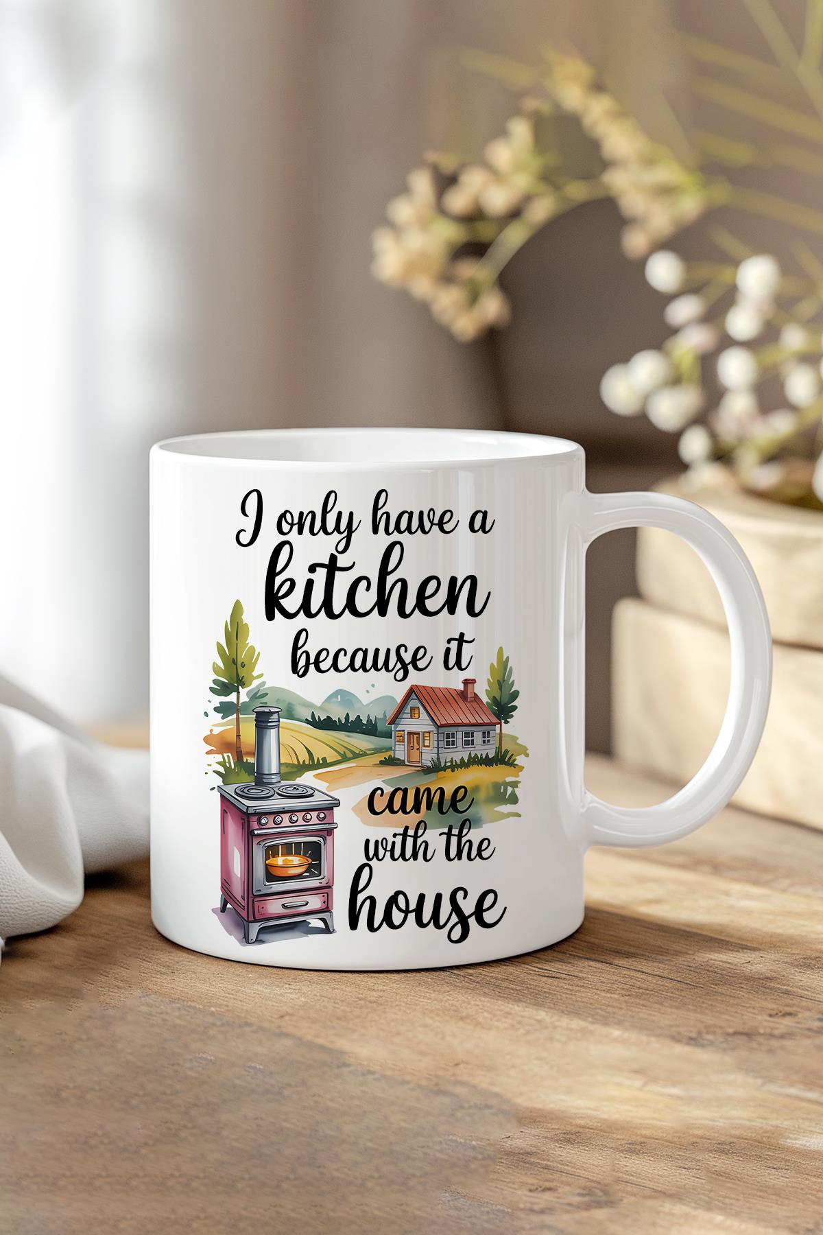 I Only Love Kitchen Baskılı Hediyelik Kupa Bardak