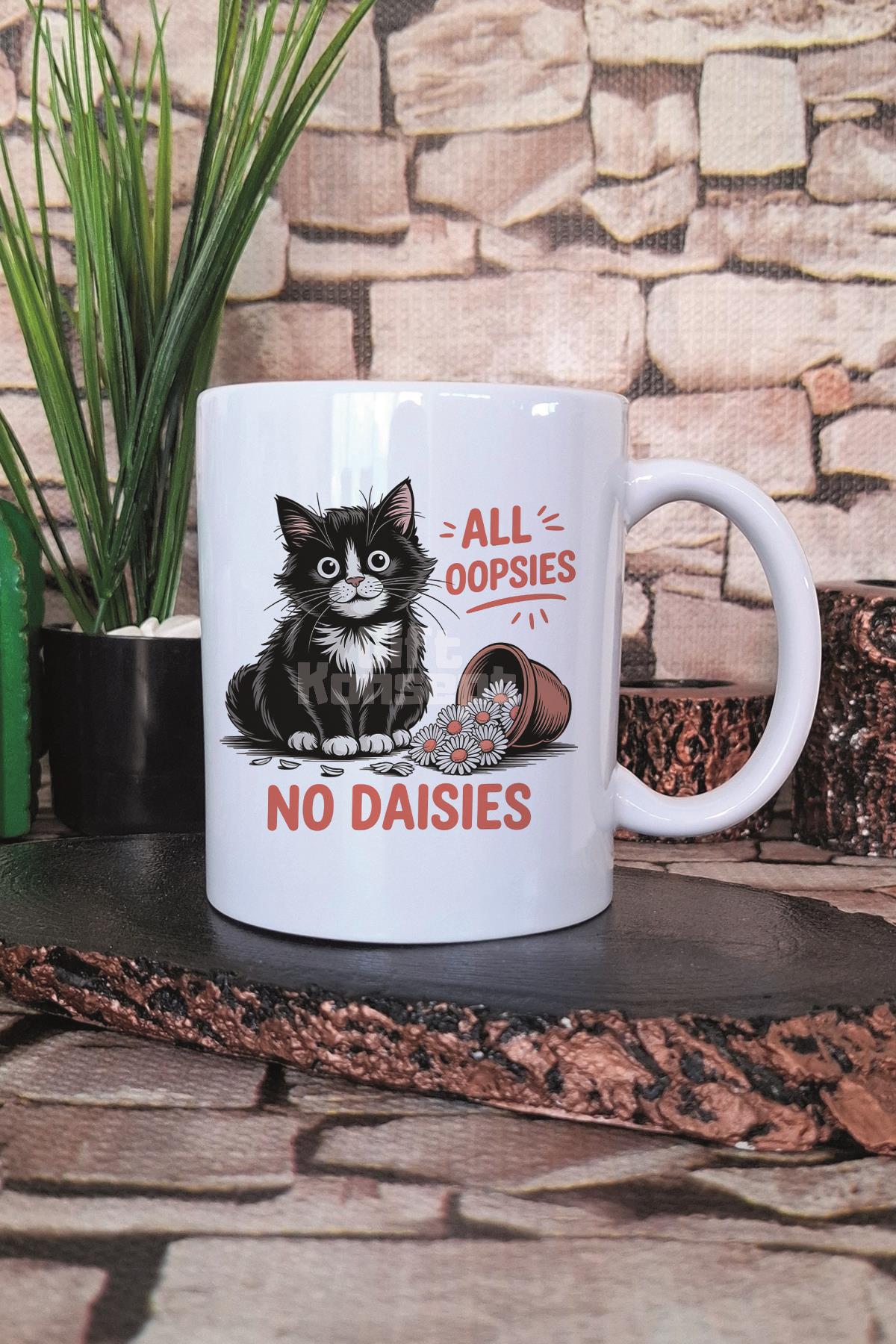 Kedi Komik Esprili Kedisever Kedi Sahibi Eğlenceli Hediyelik Baskılı Çay Kahve Sunum Kupa Bardak