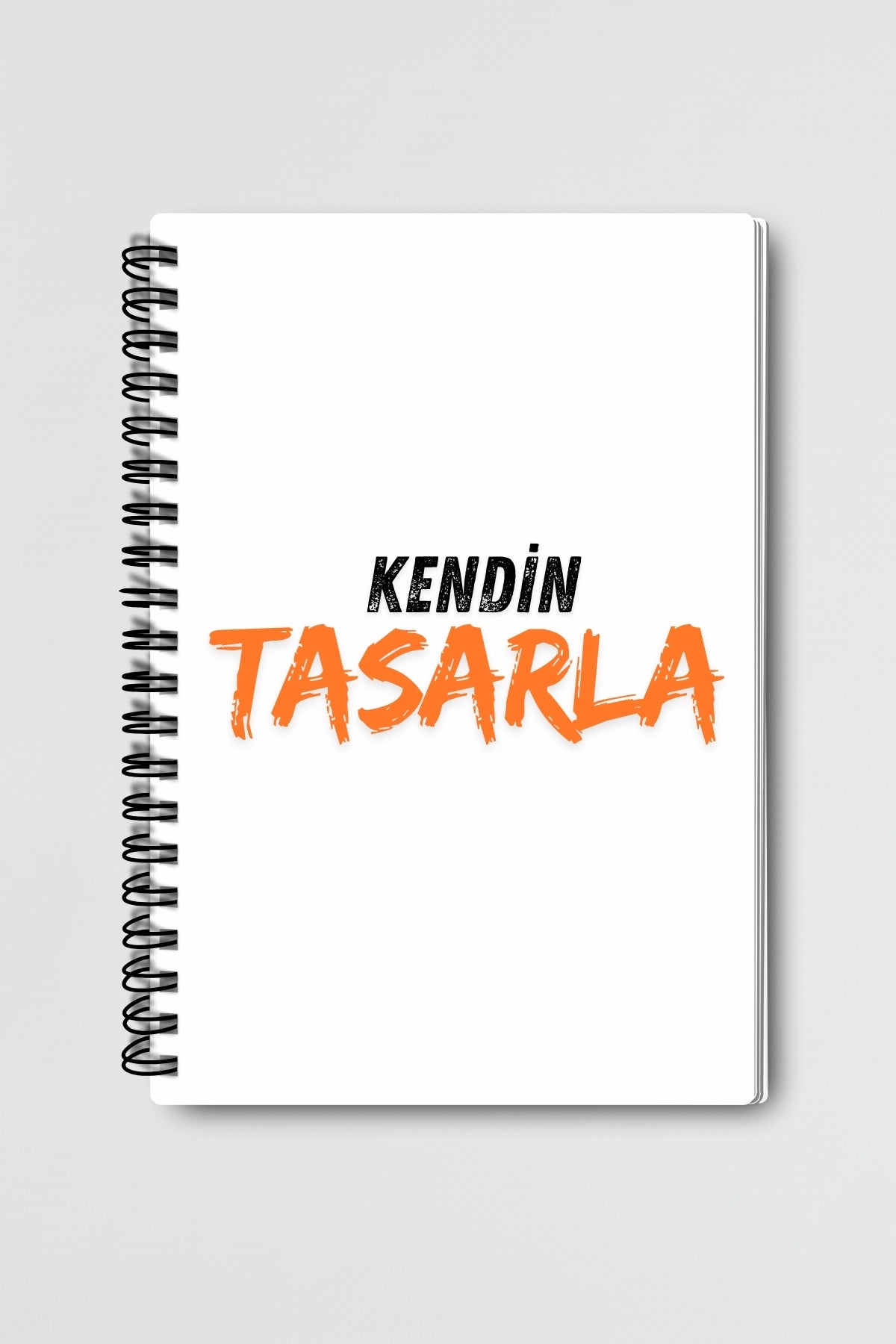 Kendin Tasarla Tel Spiralli Defter – Kişiye Özel