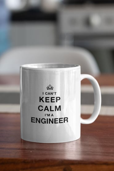 Mühendis I Can't Keep Calm I'm Engineer Hediyelik Baskılı Kupa Bardak