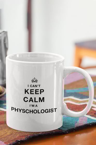 Psikolog I Can't Keep Calm I'm Physchologist Hediyelik Baskılı Kupa Bardak