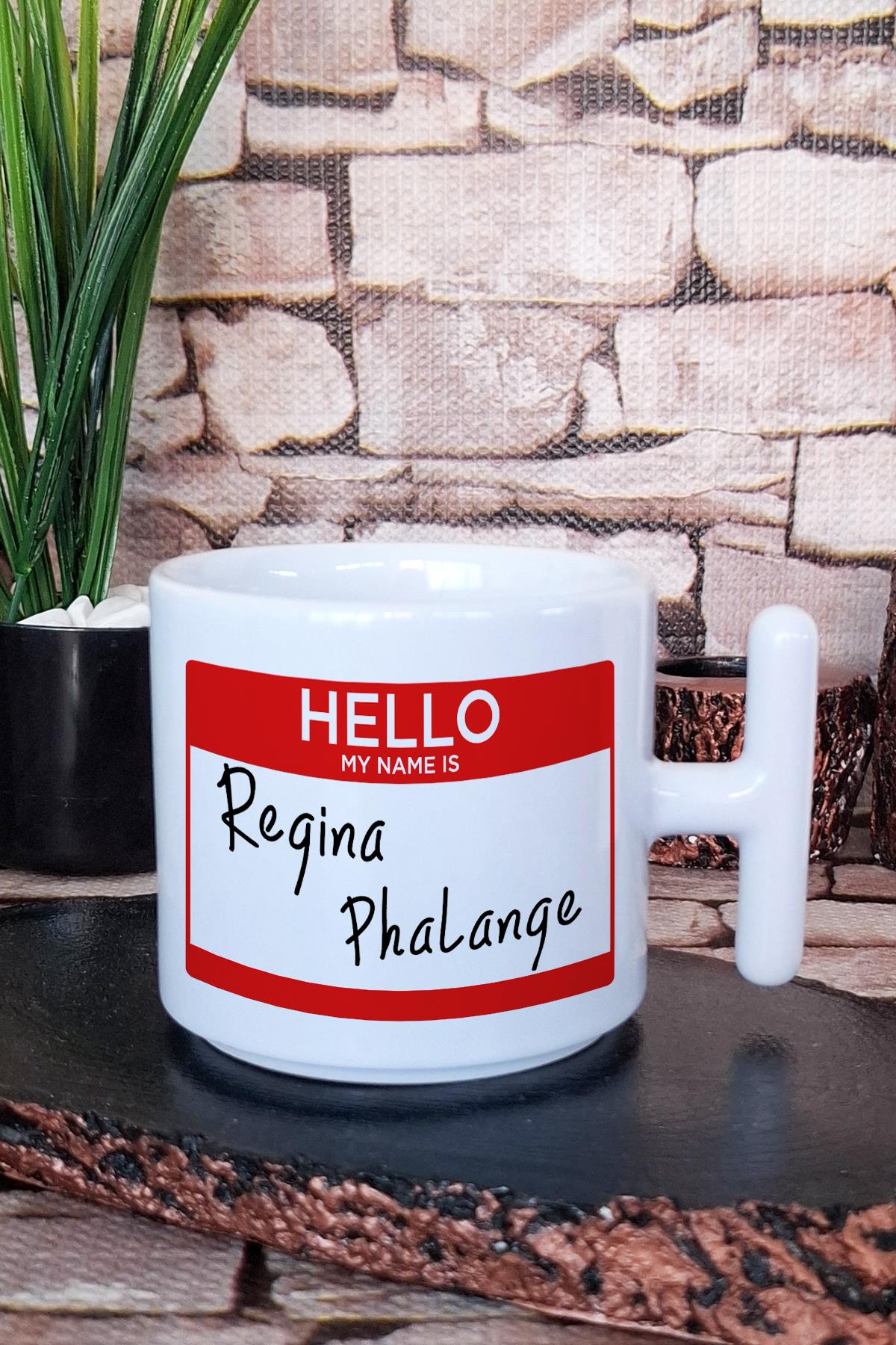 Regina Phalange Phoebe Buffay Friends Baskılı T Kulplu Latte Fincanı Kupa Bardak