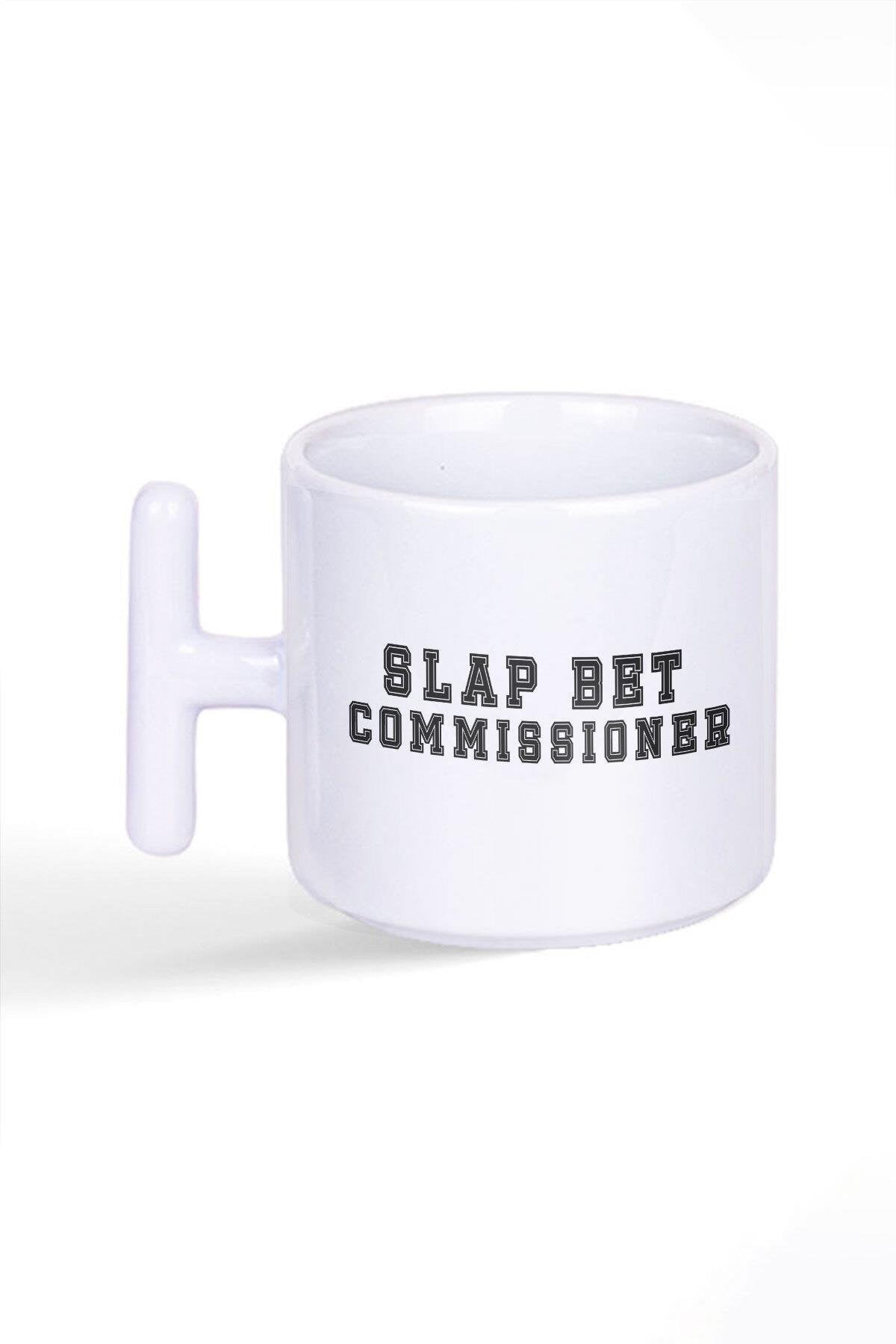 Slap Bet Commissioner How I Met Your Mother Baskılı Latte Fincanı T Kulplu Kupa Bardak