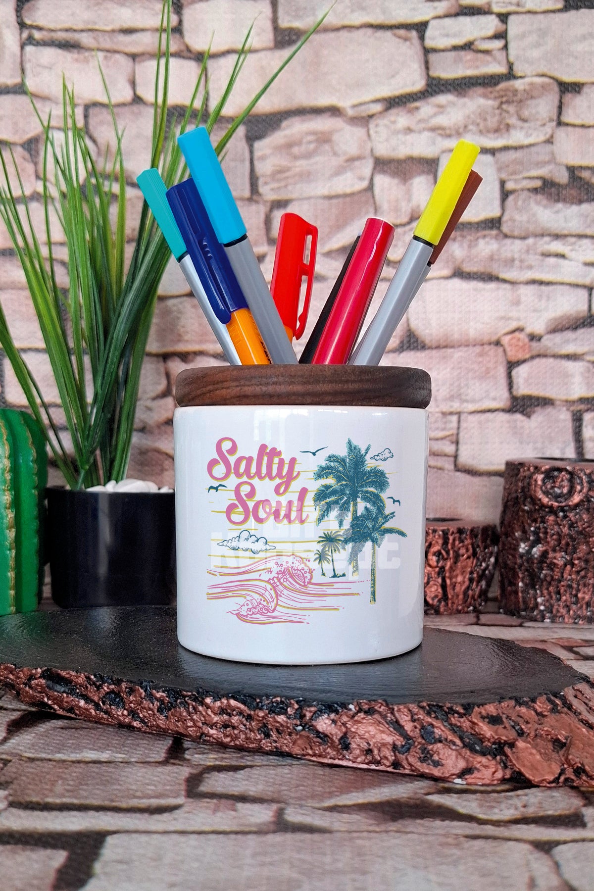 Salty Soul tasarımlı seramik kalemlik