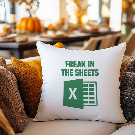 freak-ın-the-sheets-excel-baskili-muhasebeci-hediyelik-elyaf-dolgulu-dekoratif-yastik