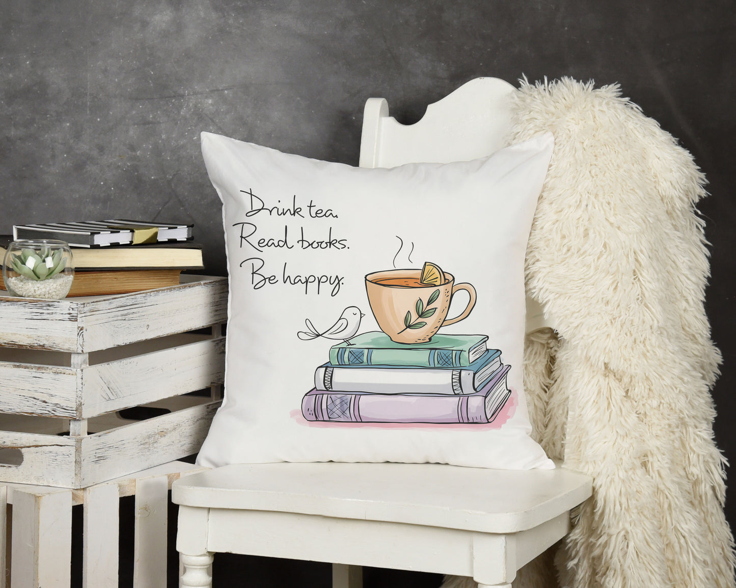 drink-tea-read-books-be-happy-baskili-hediyelik-elyaf-saten-dekoratif-yastik