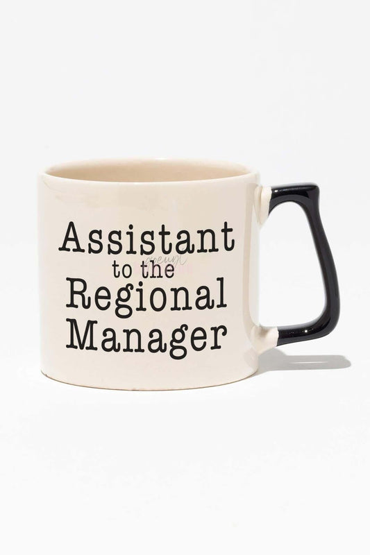 Assistant To The Regional Manager Dwight The Office Baskılı Siyah Kulplu Modern Seramik Kupa
