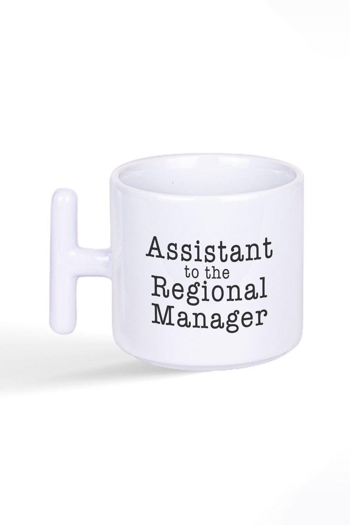 Assistant To The Regional Manager Dwight The Office Baskılı Latte Fincanı T Kulplu Kupa Bardak