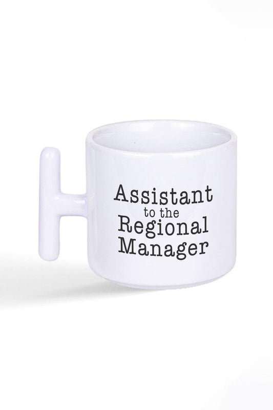 Assistant To The Regional Manager Dwight The Office Baskılı Latte Fincanı T Kulplu Kupa Bardak