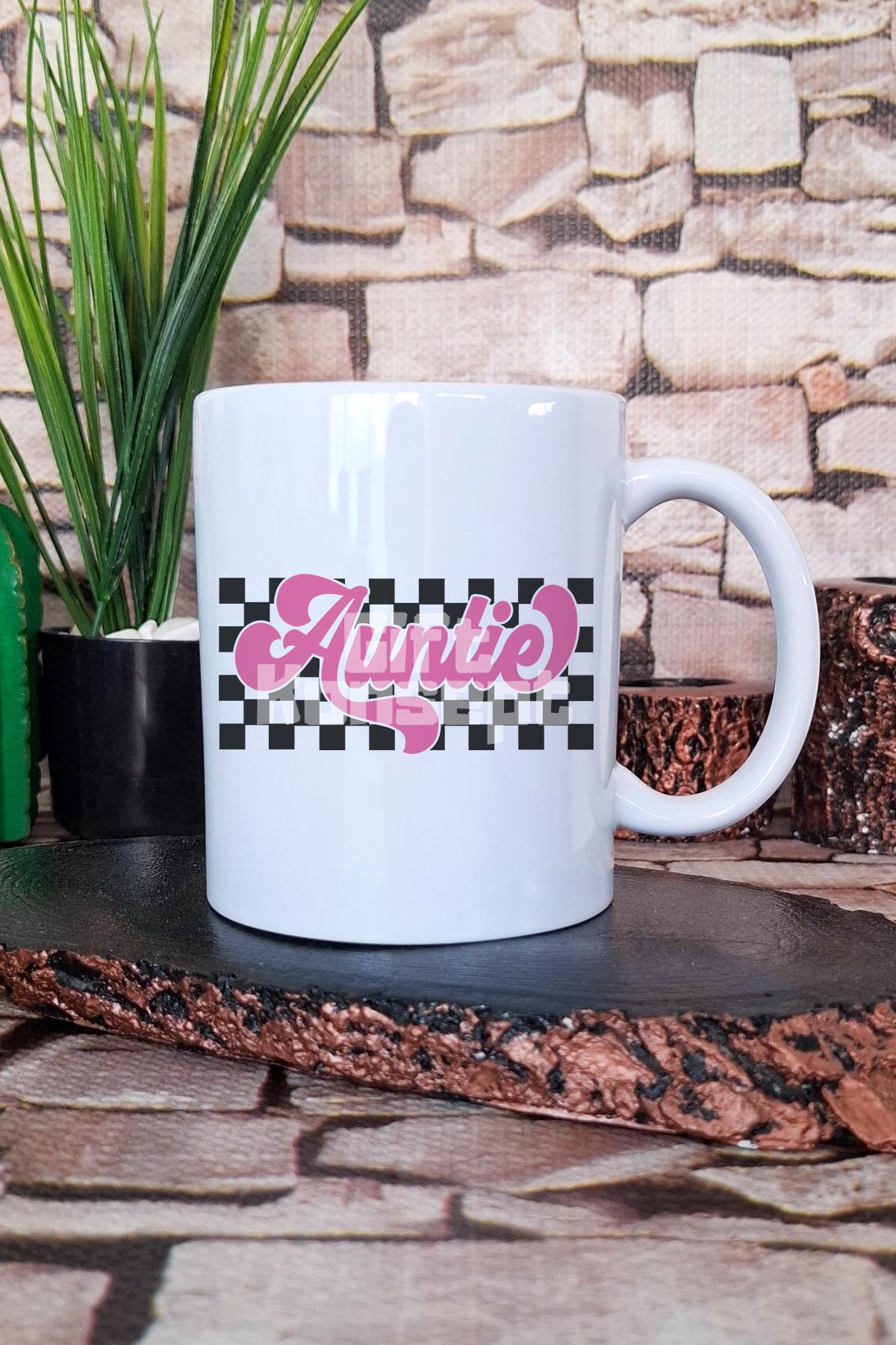 Auntie Hala Teyze Hediyelik Baskılı Çay Kahve Sunum Kupa Bardak