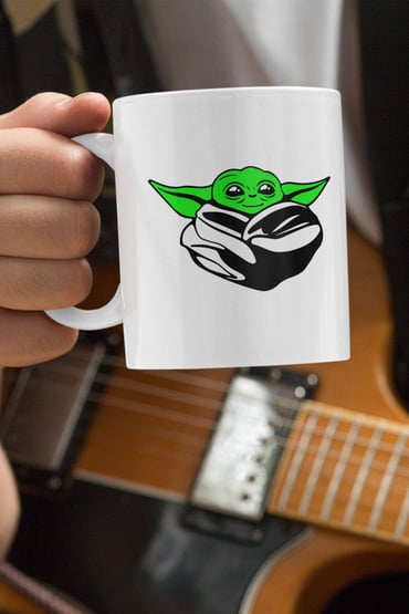 Baby Yoda Cute Baskılı Kupa Bardak