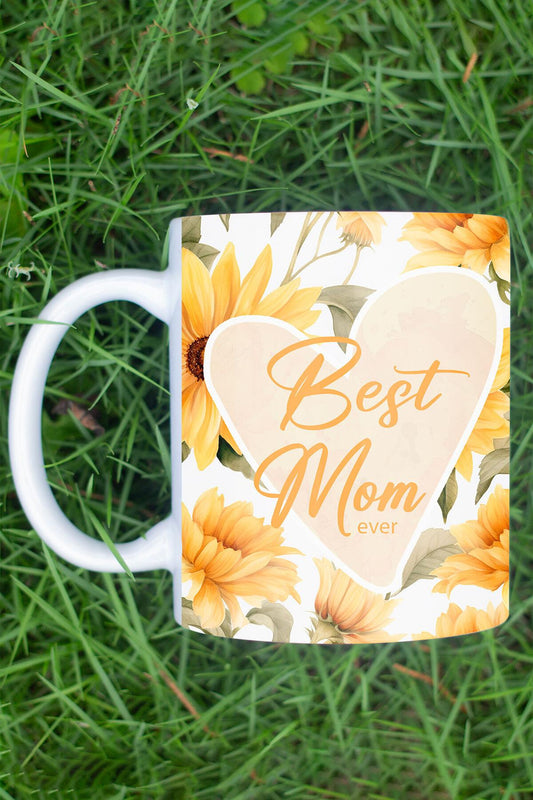 Best Mom Ever Anneler Günü Anneye Hediye Baskılı Kupa Bardak Mug