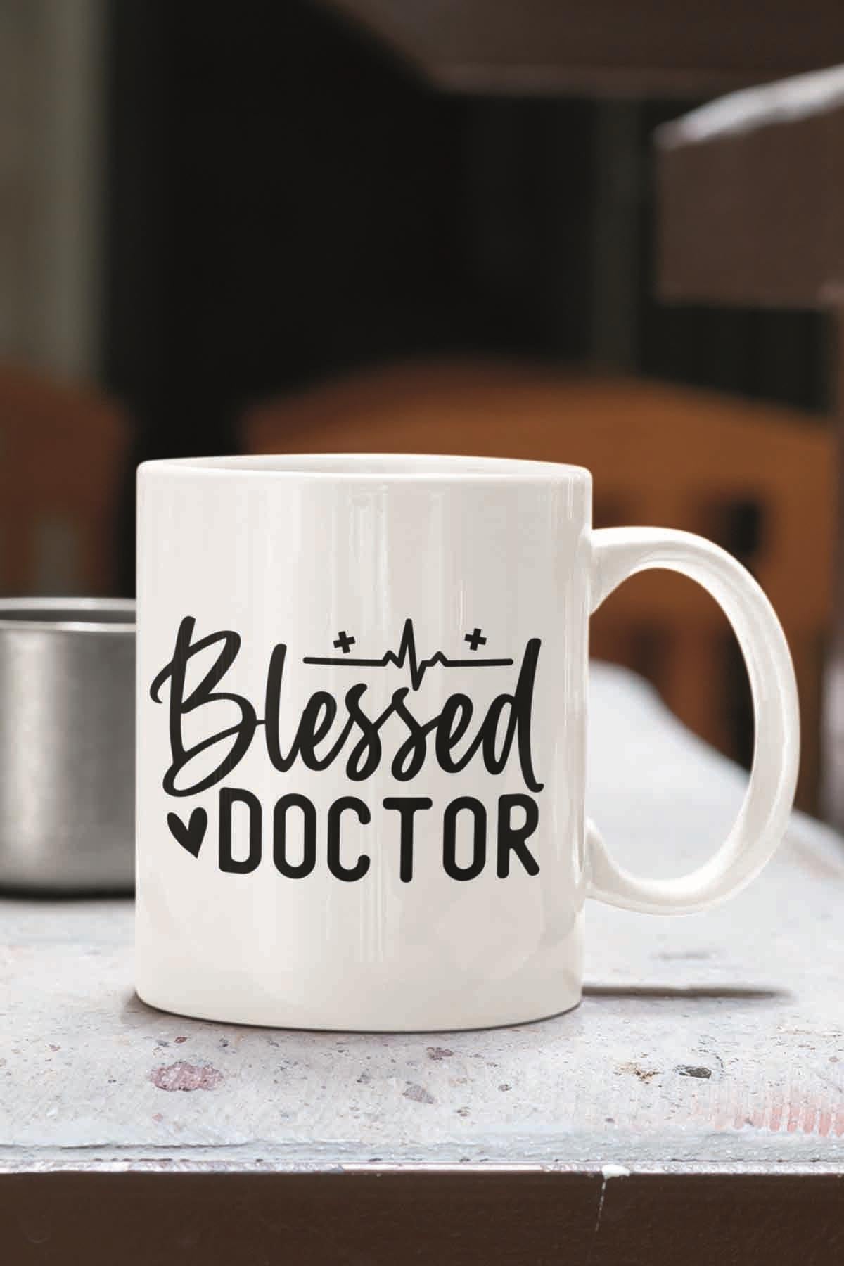 Blessed Doctor Tıp Bayramı Doktora Baskılı Hediyelik Kupa Bardak