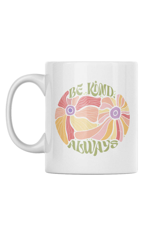 Boho Bohem Çiçek Desenli Motivasyon Temalı No:1 Baskılı Kupa Bardak