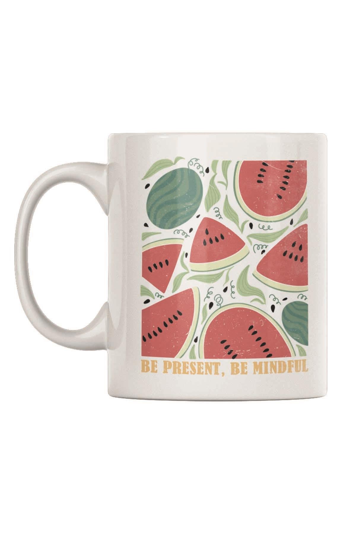 Boho Bohem Çiçek Desenli Motivasyon Temalı No:2 Baskılı Kupa Bardak