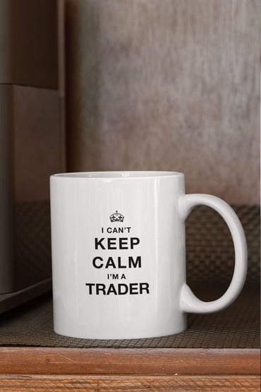Borsa Kripto I Can't Keep Calm I'm Trader Hediyelik Baskılı Kupa Bardak