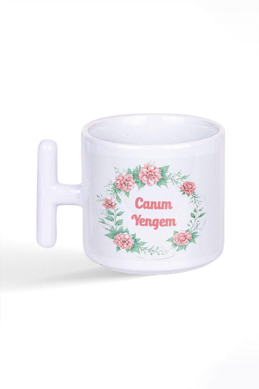 Canım Yengem Yenge Doğum Günü Hediye Baskılı Latte Fincanı T Kulplu Kupa Bardak
