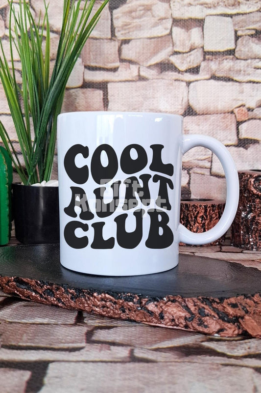 Cool Aunt Era Havalı Hala Teyze Hediyelik Baskılı Çay Kahve Sunum Kupa Bardak