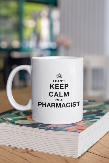 Eczacı I Can't Keep Calm I'm Pharmacist Hediyelik Baskılı Kupa Bardak