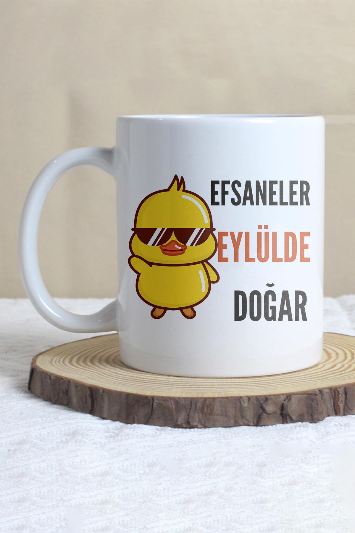 Efsaneler Eylülde Doğar Baskılı Doğum Günü Özel Gün Arkadaşa Sevgiliye Hediyelik Kupa Bardak