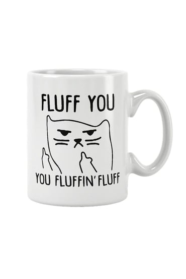 Fluff You-you Fluffın Fluff Baskılı Eğlenceli Kupa Bardak