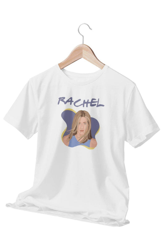 Friends Rachel Baskılı Sevgili, Eş, Özel Gün Hediye Beyaz Unisex T-Shirt
