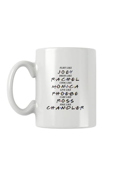 Friends Ross Rachel Joey Phoebe Chandler Monica Baskılı Kupa Bardak