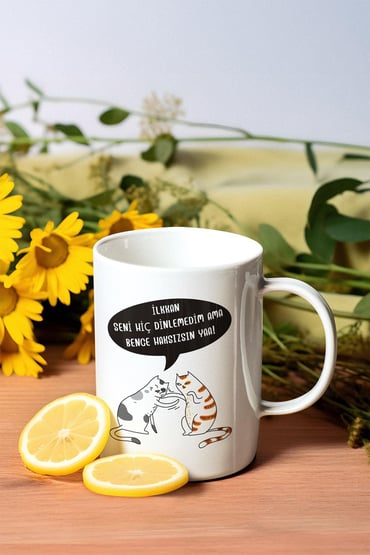 Gibi Dizisi Replikler-3 Baskılı Eğlenceli Komik Hediyelik Beyaz Kupa Bardak