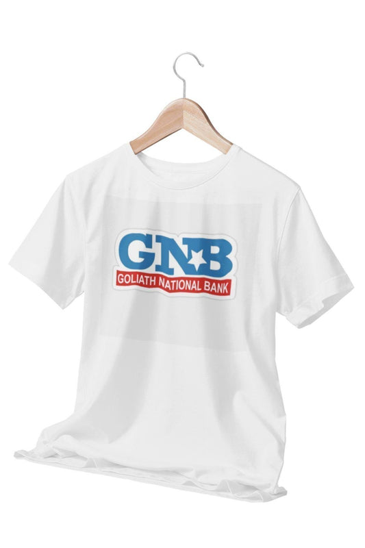 Goliath National Bank Gnb Hımym Barne Stinson How I Met Your Mother Baskılı Beyaz Unisex T-shirt
