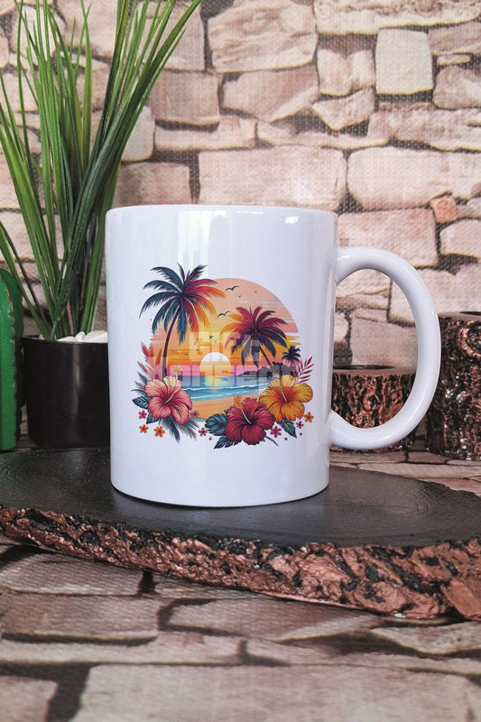 Gün Batımı Baskılı Hediyelik Kupa Bardak