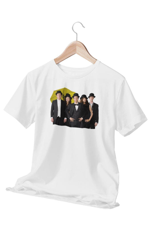 How I Met Your Mother Hımym Baskılı Hediyelik Beyaz Unisex T-Shirt
