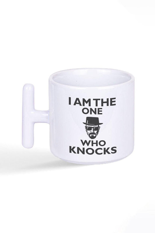I Am The One Who Knocks Breaking Bad Heisenberg Baskılı Latte Fincanı T Kulplu Kupa Bardak