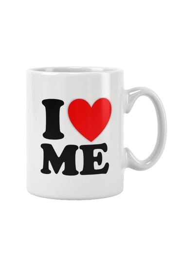 I Love Me Baskılı Eğlenceli Kupa Bardak