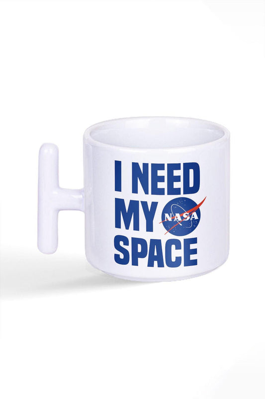 I Need My Nasa Space Uzay Temalı Baskılı T Kulplu Latte Fincan Kupa Bardak