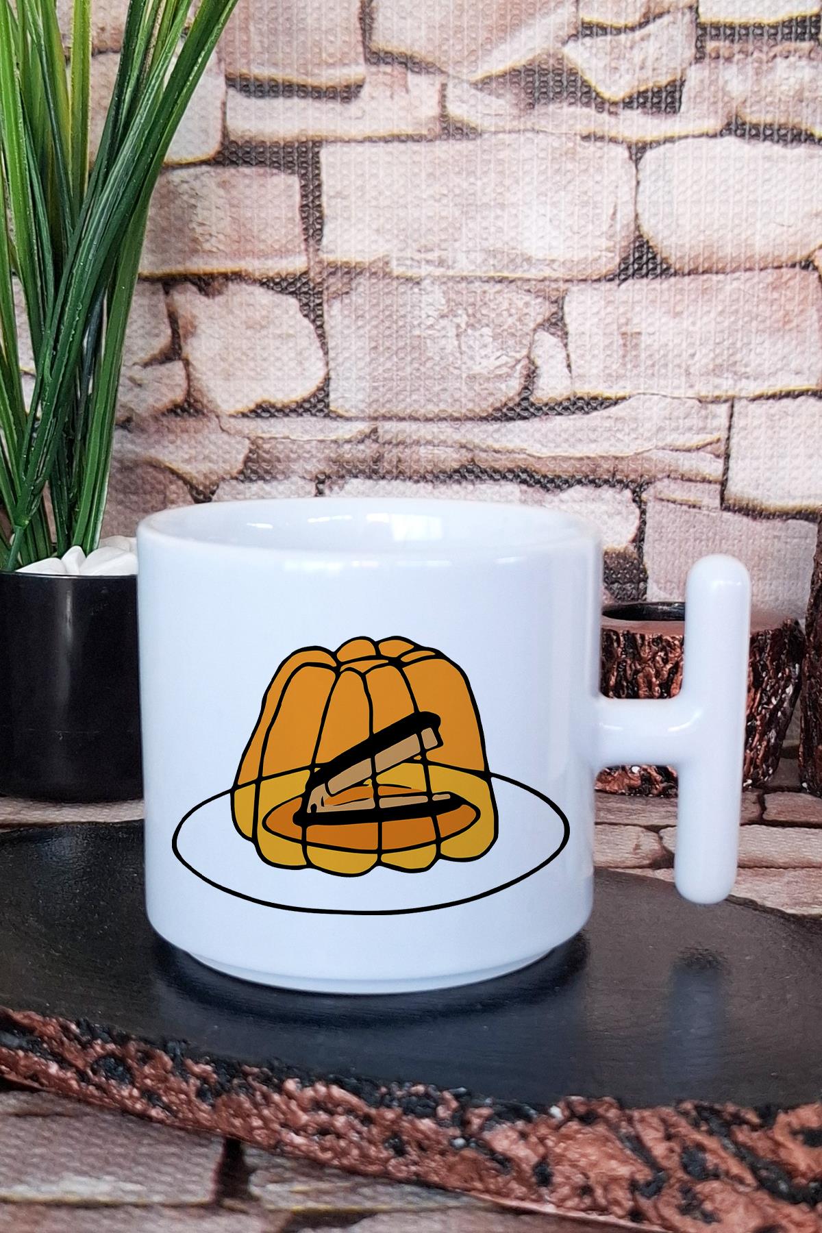 Jim Dwight Prank Jelly The Office Baskılı T Kulplu Latte Fincanı Kupa Bardak