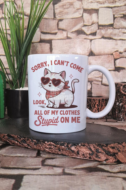 Kedi Komik Esprili Kedisever Kedi Sahibi Eğlenceli Hediyelik Baskılı Çay Kahve Sunum Kupa Bardak