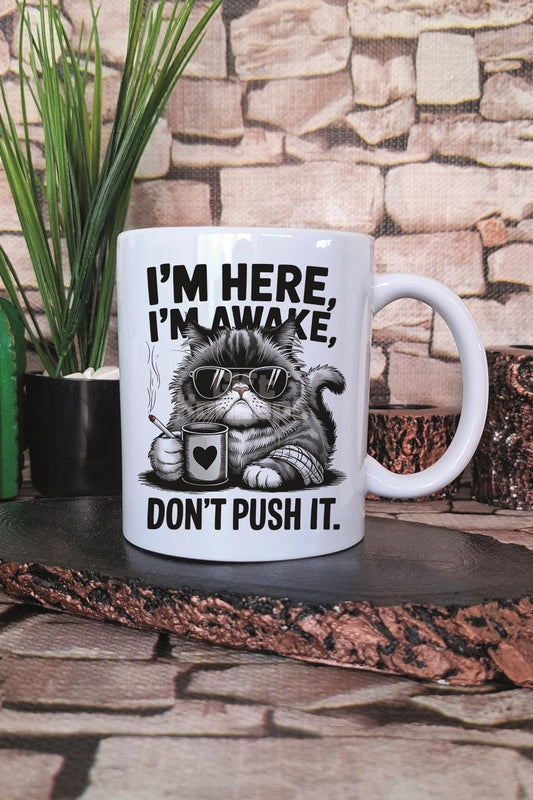 Kedi Komik Gurme Esprili Kedisever Kedi Sahibi Lezzet Düşkünü Hediye Baskılı Kupa Bardak