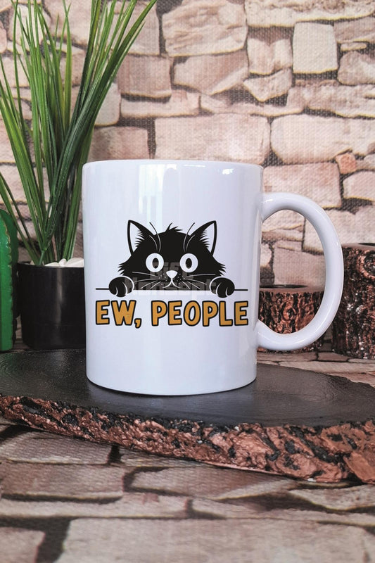 Kedi Komik Uykucu Esprili Kedisever Kedi Sahibi Uykulu Hediye Baskılı Kupa Bardak