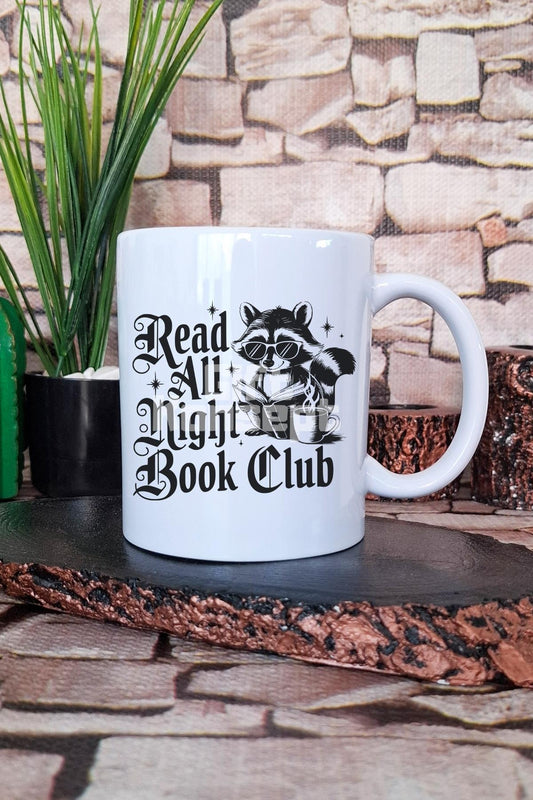 Members Only Anti Social Book Club Baskılı Kitap Kulübü Hediye Baskılı Kupa Bardak