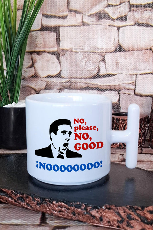Michael Scott No Please No The Office Baskılı T Kulplu Latte Fincanı Kupa Bardak