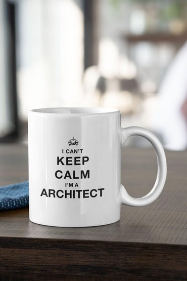 Mimar I Can't Keep Calm I'm Architect Hediyelik Baskılı Kupa Bardak