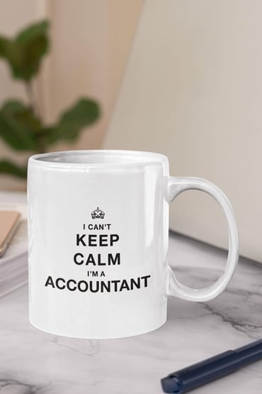 Muhasebeci I Can't Keep Calm I'm Accountant Hediyelik Baskılı Kupa Bardak